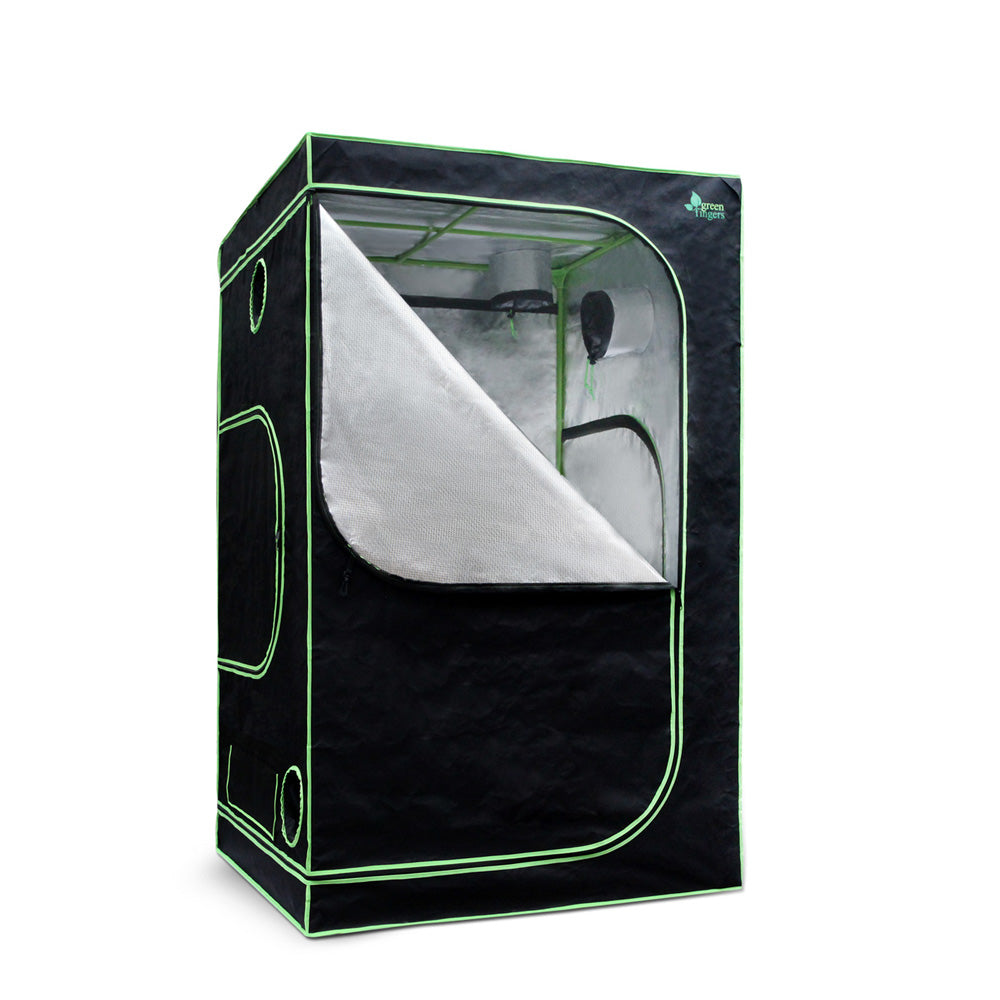 Greenhouses & Accessories: Green Fingers Grow Tent 90x90x180CM Hydroponics Kit Indoor Plant Room System