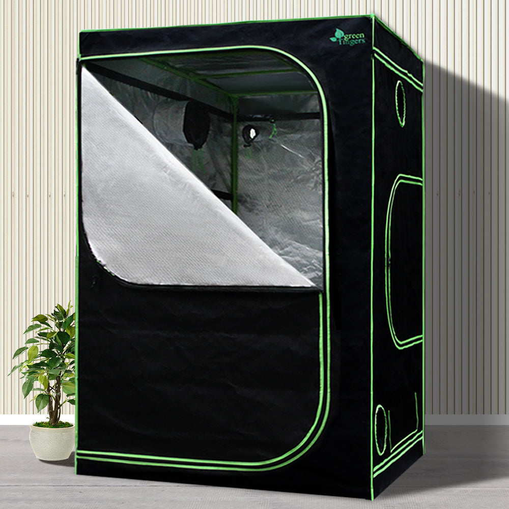Greenhouses & Accessories: Green Fingers Grow Tent Light Kit 150x150x200CM 1000W LED 4" Vent Fan,Green Fingers Grow Tent Light Kit LED 1000W Full Spectrum 4" Vent 150x150x200CM