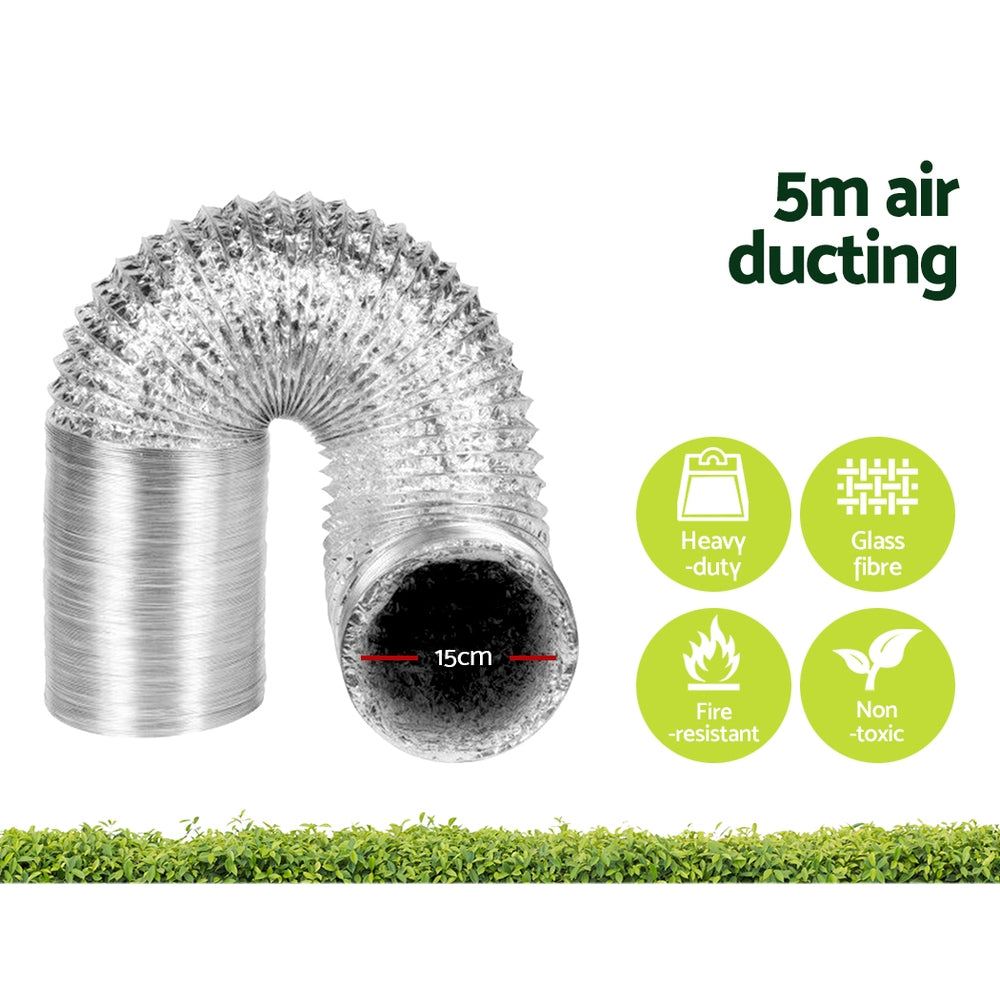 Greenhouses & Accessories: Green Fingers Grow Tent Light Kit 240x120x200CM 2000W LED 6" Vent Fan,Green Fingers Grow Tent Light Kit LED 2000W Full Spectrum 6" Vent 240x120x200CM