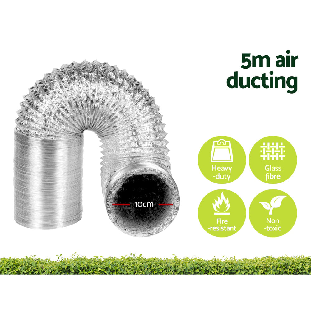 Greenhouses & Accessories: Green Fingers Grow Tent Light Kit 80x80x160CM 1000W LED 4" Vent Fan,Green Fingers Grow Tent Light Kit LED 1000W Full Spectrum 4" Vent 80x80x160CM