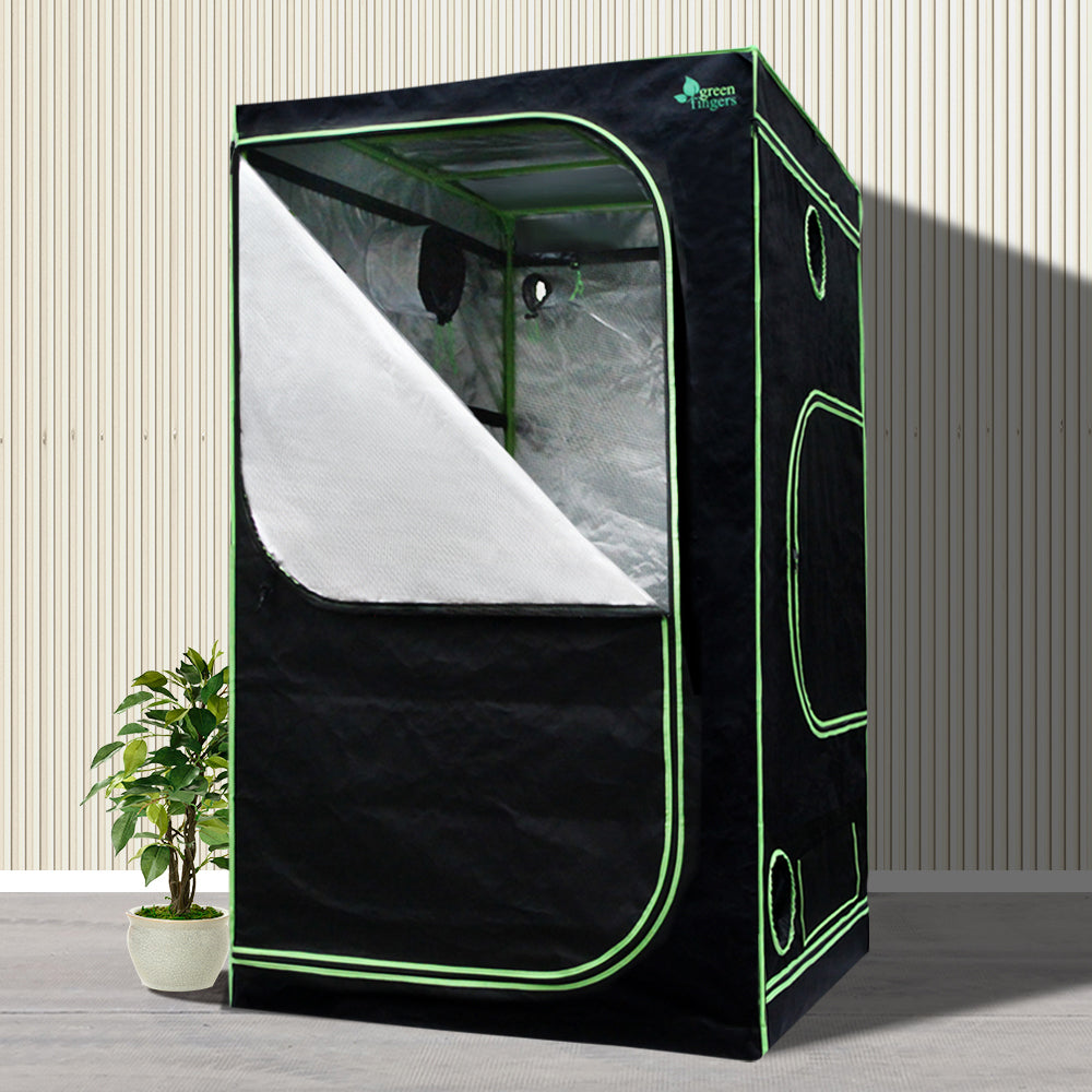 Greenhouses & Accessories: Green Fingers Grow Tent Light Kit 90x90x180CM 1000W LED 6" Vent Fan,Green Fingers Grow Tent Light Kit LED 1000W Full Spectrum 6" Vent 90x90x180CM