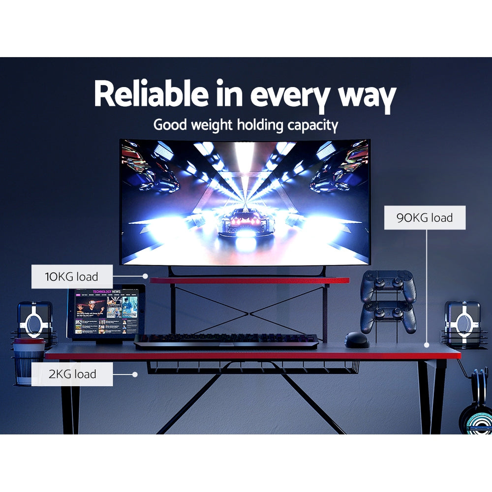Desks: Artiss Gaming Desk Computer Desks 105CM