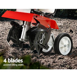 Outdoor Power Equipment: Giantz 63CC Tiller Garden Cultivator Rototiller 4 Blades Soil Plower Rotary Hoe