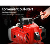 Outdoor Power Equipment: Giantz 63CC Tiller Garden Cultivator Rototiller 4 Blades Soil Plower Rotary Hoe