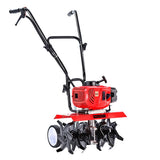 Outdoor Power Equipment: Giantz 65CC Tiller Rototiller Garden Cultivator 6 Blades Soil Power Rotary Hoe