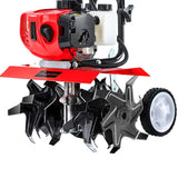 Outdoor Power Equipment: Giantz 65CC Tiller Rototiller Garden Cultivator 6 Blades Soil Power Rotary Hoe