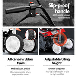 Outdoor Power Equipment: Giantz 65CC Tiller Rototiller Garden Cultivator 6 Blades Soil Power Rotary Hoe