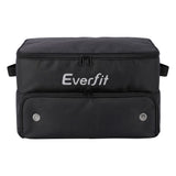 Everfit Golf Trunk Organizer for Car, 2-Tier Golf Storage Bag with Ventilated Shoe Compartment Black