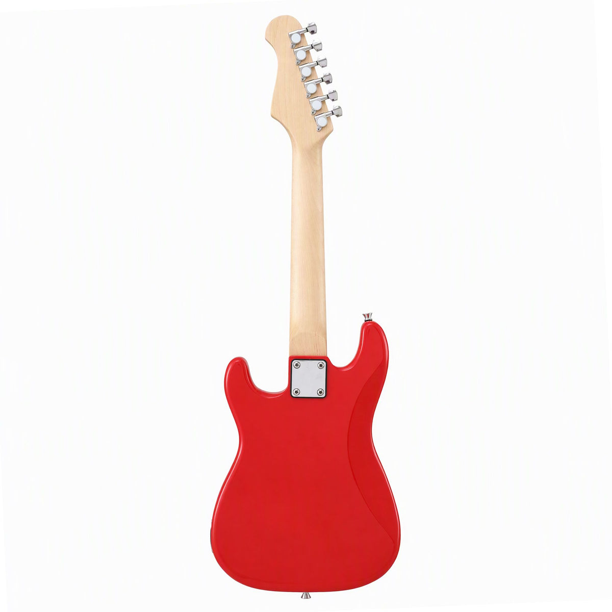 Alpha 30 Inch Junior Electric Guitar Beginner Set with 3W Mini Amp Carry Bag and Accessories Red