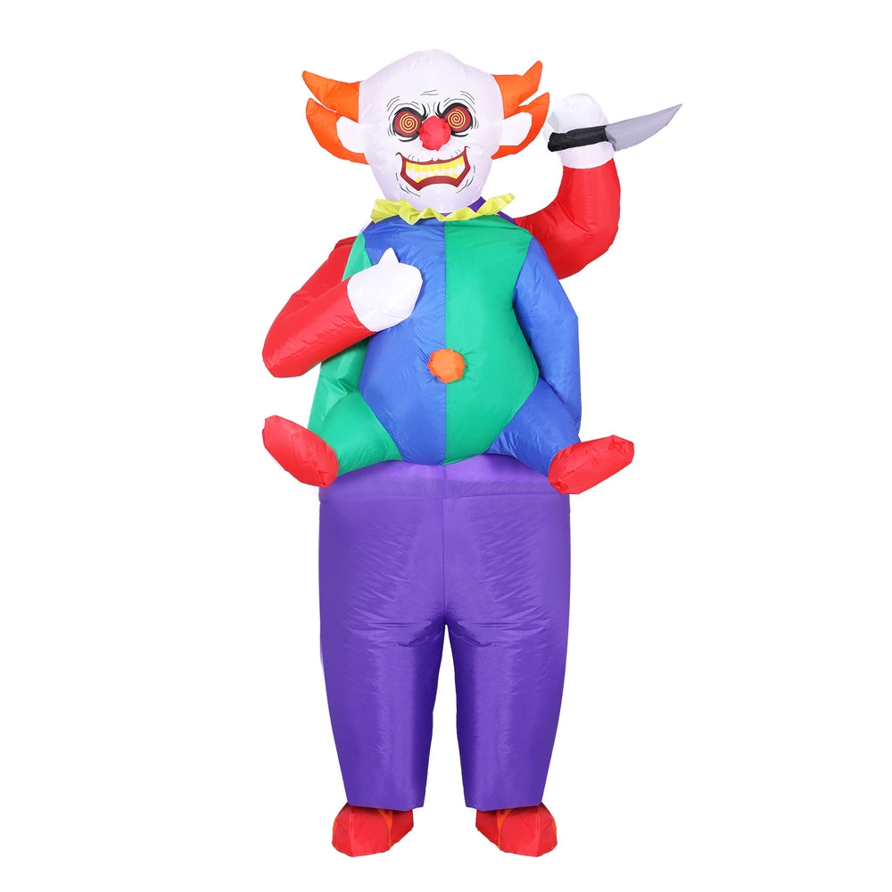 Party Supplies: Inflatable Clown Costume Adult Suit Blow Up Party Fancy Dress Halloween Cosplay
