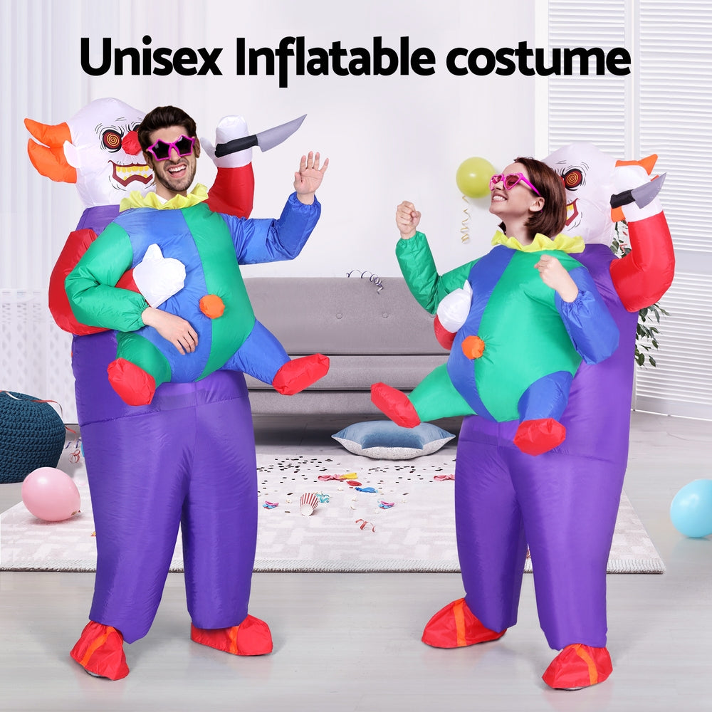 Party Supplies: Inflatable Clown Costume Adult Suit Blow Up Party Fancy Dress Halloween Cosplay