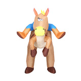 Inflatable Cowboy Costume Adult Suit Blow Up Party Fancy Dress Halloween Cosplay