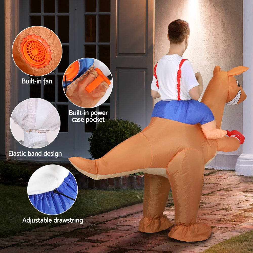 Party Supplies: Inflatable Kangaroo Costume Adult Suit Blow Up Party Fancy Dress Halloween Cosplay