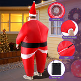 Party Supplies: Inflatable Christmas Santa Claus Costume Adult Suit Blow Up Party Fancy Dress Xmas Cosplay