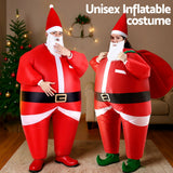 Party Supplies: Inflatable Christmas Santa Claus Costume Adult Suit Blow Up Party Fancy Dress Xmas Cosplay