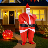 Party Supplies: Inflatable Christmas Santa Claus Costume Adult Suit Blow Up Party Fancy Dress Xmas Cosplay