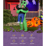 Party Supplies: Inflatable Green Alien Costume Adult Suit Blow Up Party Fancy Dress Halloween Cosplay