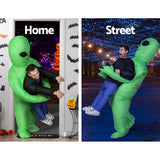 Party Supplies: Inflatable Green Alien Costume Adult Suit Blow Up Party Fancy Dress Halloween Cosplay