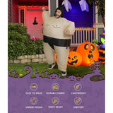 Party Supplies: Inflatable Sumo Costume Adult Suit Blow Up Party Fancy Dress Halloween Cosplay