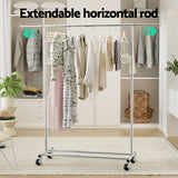 Artiss Clothes Rack Airer Rail Coat Stand Adjustable Hanger