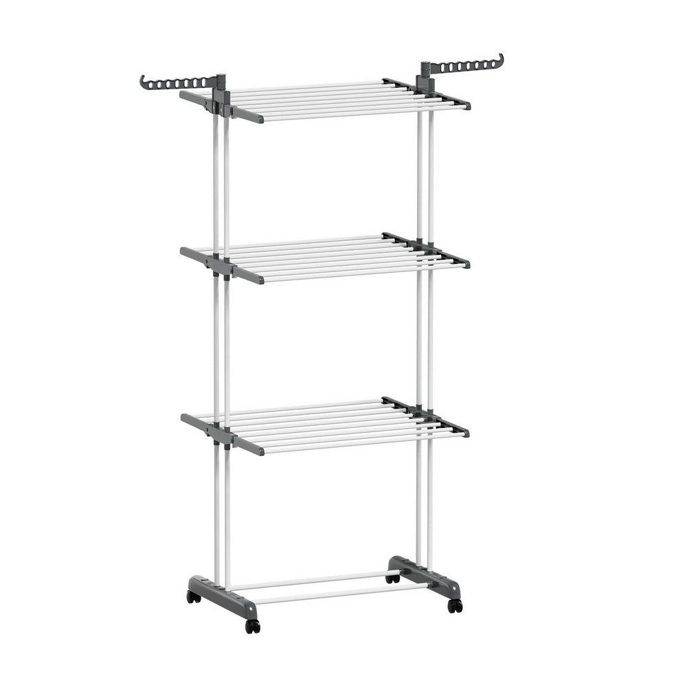 Clothing & Wardrobe Storage: Artiss Clothes Airer Drying Rack 173cm Coat Hanger Foldable