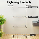 Clothing & Wardrobe Storage: Artiss Clothes Airer Drying Rack 173cm Coat Hanger Foldable