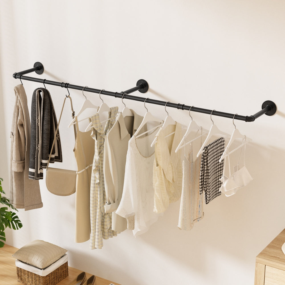 Coat Racks: Artiss Clothes Rack Airer Floating Shelf Metal
