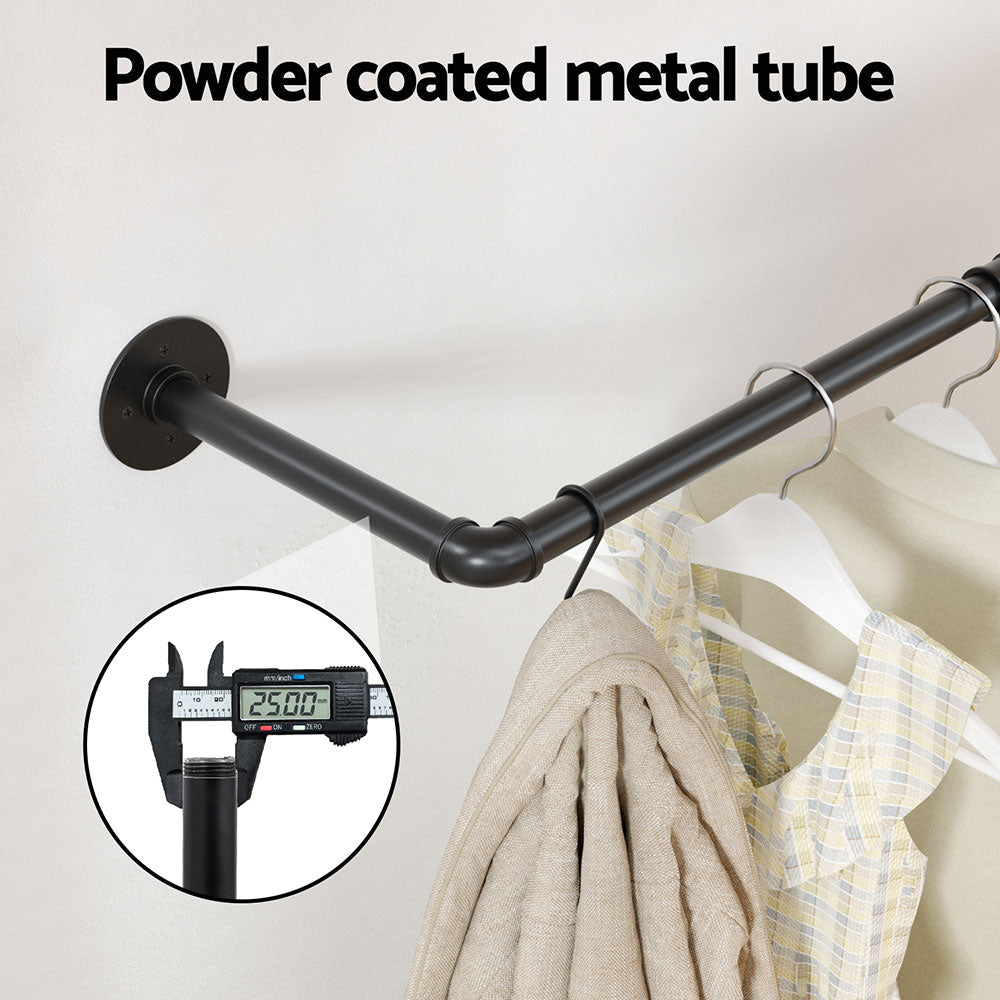 Coat Racks: Artiss Clothes Rack Airer Floating Shelf Metal