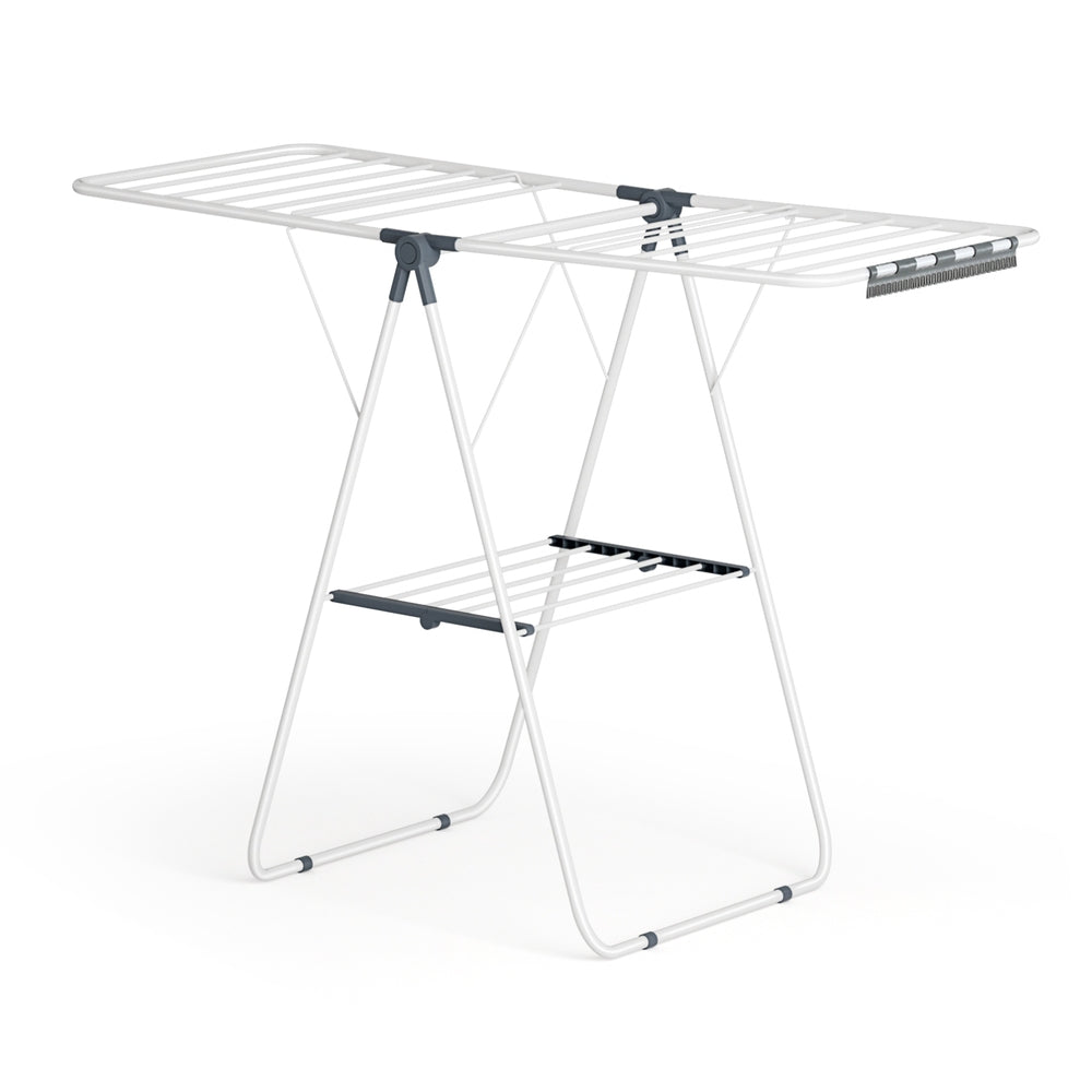 Coat Racks: Artiss 2 Tier Clothes Rack Airer Foldable 139CM White