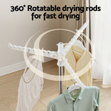 Coat Racks: Artiss Clothes Rack Airer Rotatable Hanger Foldable 163cm