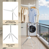 Coat Racks: Artiss Clothes Rack Airer Rotatable Hanger Foldable 163cm