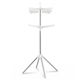Coat Racks: Artiss Clothes Rack Airer 2 Tier Rotatable Hanger Foldable