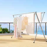 Artiss Clothes Rack Adjustable Foldable Steel