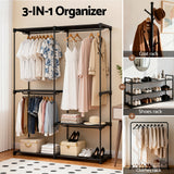 Coat Racks: Artiss Wardrobe Clothes Rack Closet 181cm