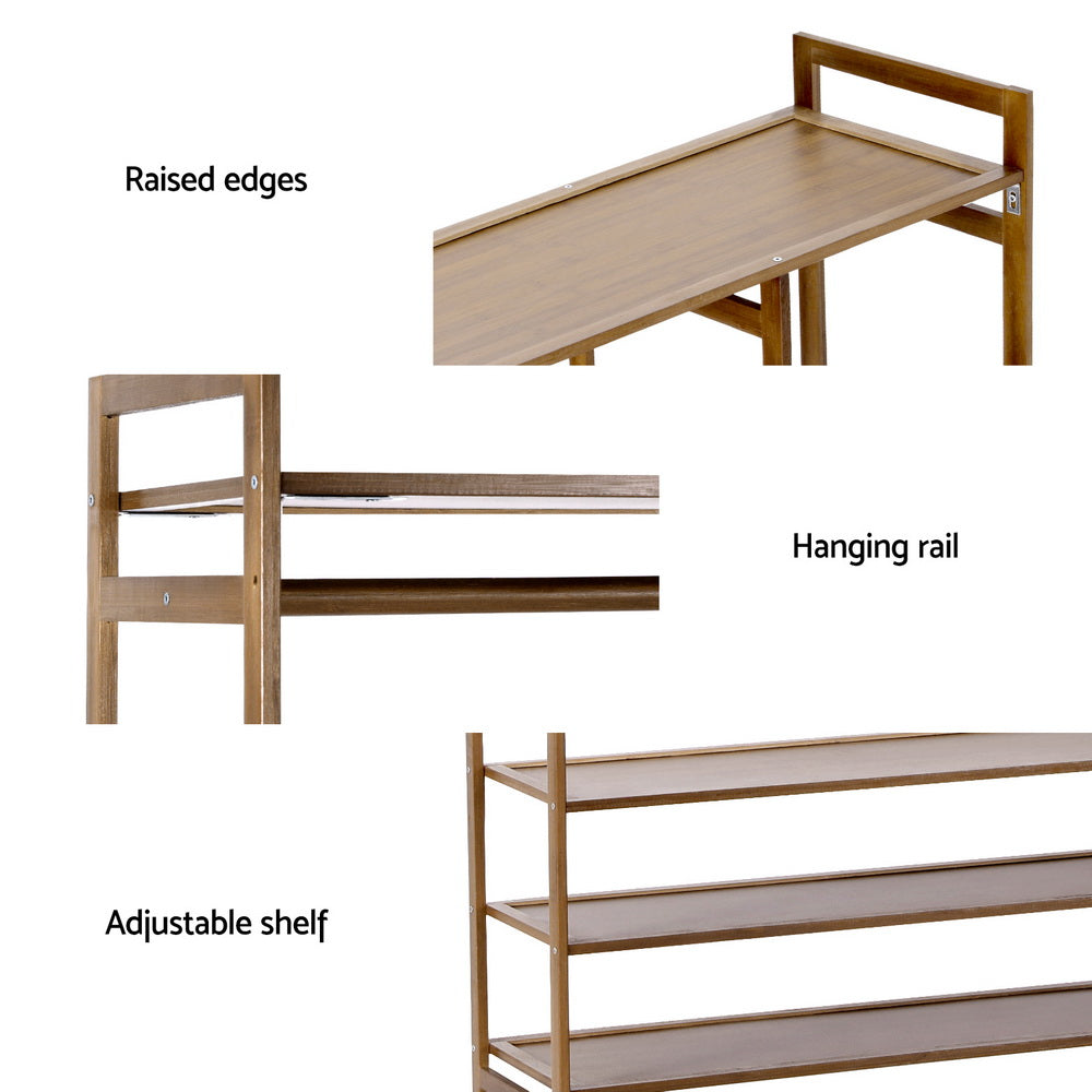 Clothing & Wardrobe Storage: Artiss Wardrobe Clothes Rack Airer Coat Stand