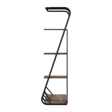 Artiss Clothes Rack Wardrobe Coat Stand 4-Tier Walnut