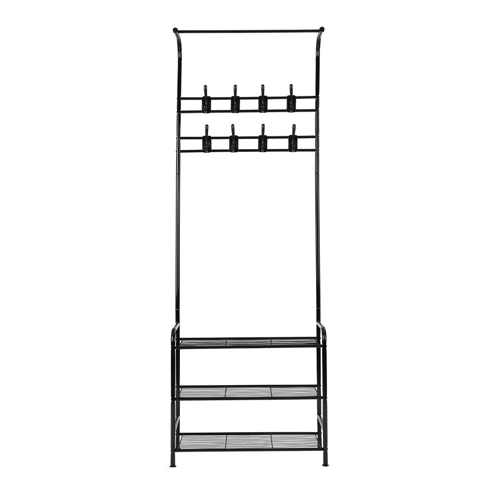 Clothing & Wardrobe Storage: Artiss Clothes Rack Airer Coat Stand 179cm Hanger Rail Closet