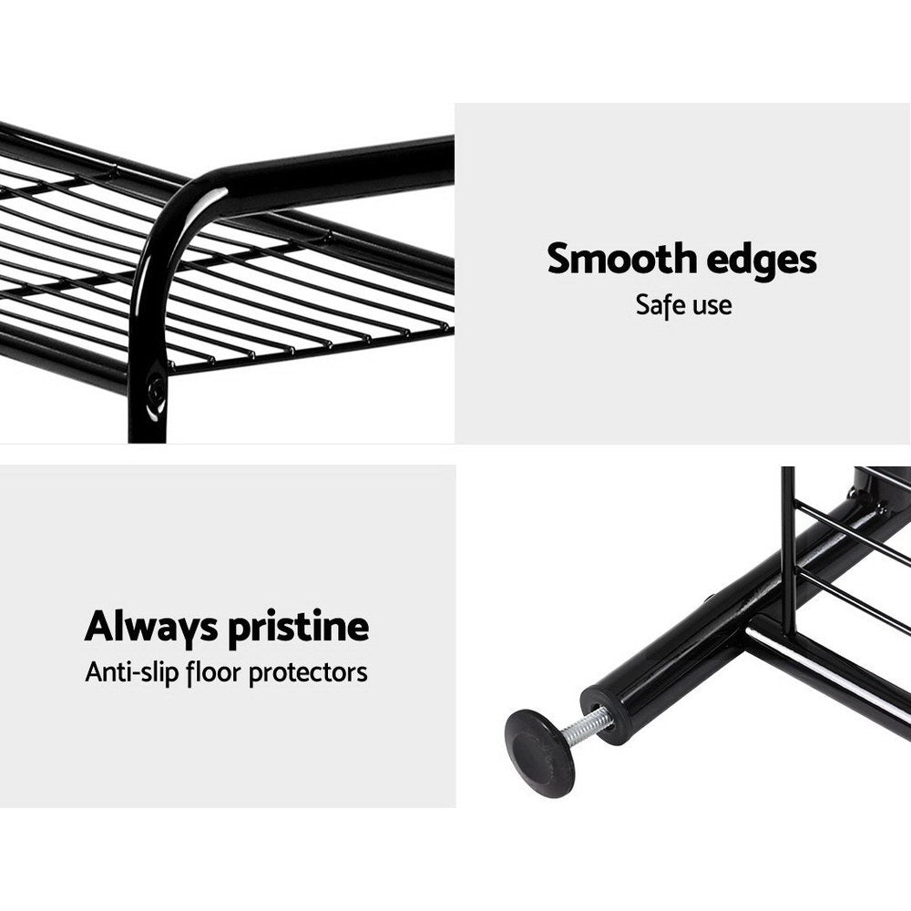 Clothing & Wardrobe Storage: Artiss Clothes Rack Airer Coat Stand 179cm Hanger Rail Closet