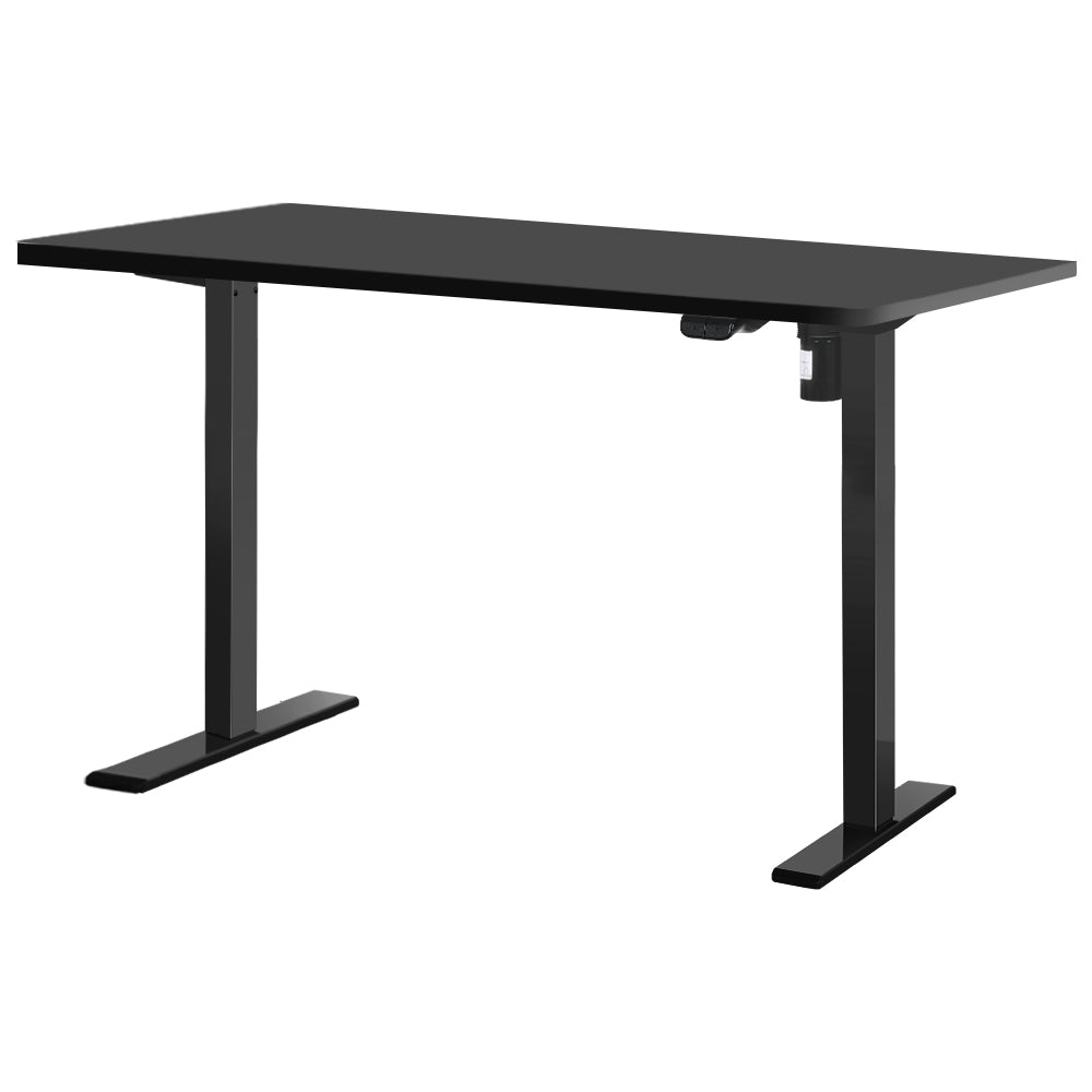 Desks: Artiss Standing Desk Motorised Black 140CM