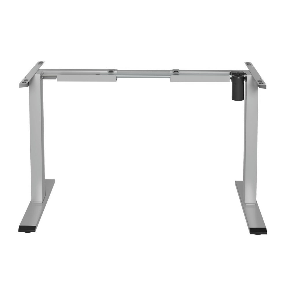 Desks: Artiss Electric Standing Desk Frame Only Height Adjustable 70KG Load Grey