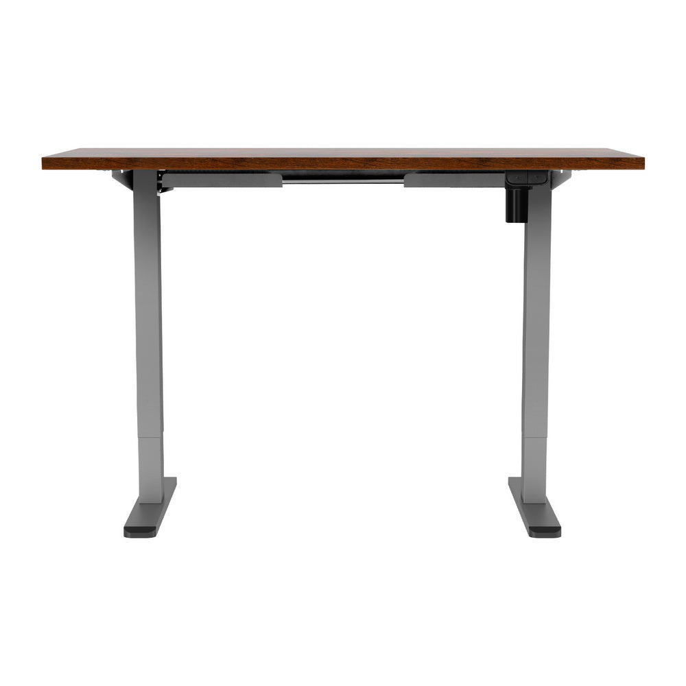 Desks: Artiss Standing Desk Motorised 140CM Rustic Brown
