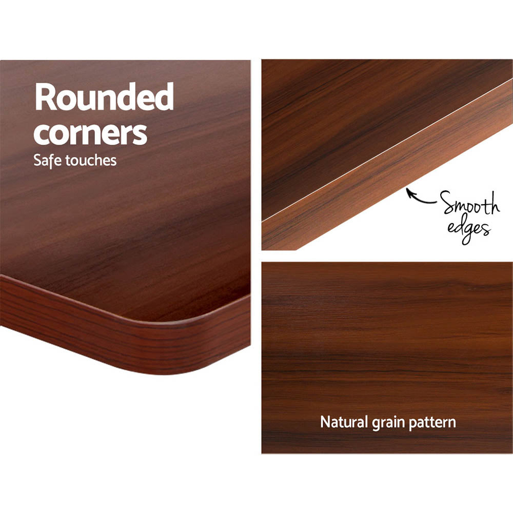 Desks: Artiss Standing Desk Motorised 120CM Walnut