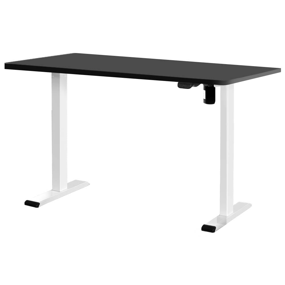 Desks: Artiss Standing Desk Motorised Sit Stand Desks Black 120CM
