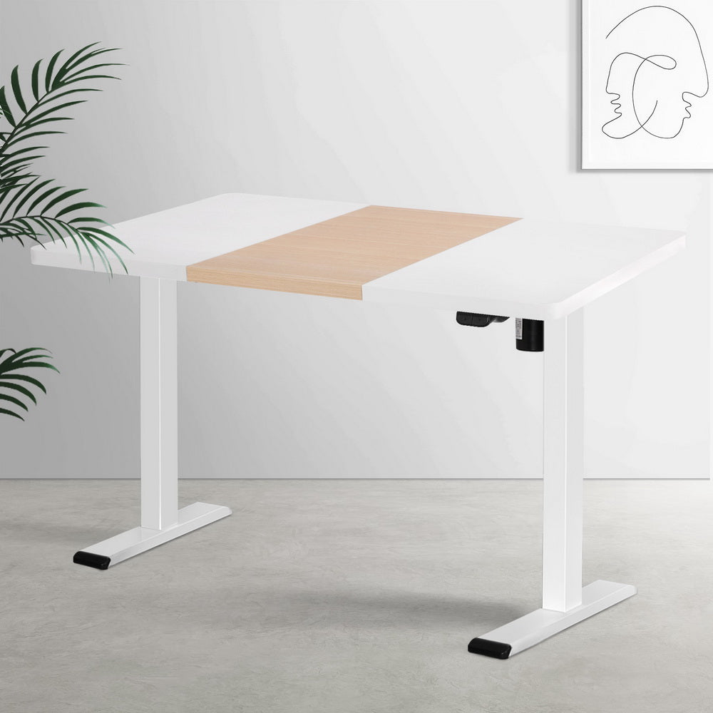 Desks: Artiss Standing Desk Motorised Sit Stand Desks 120CM
