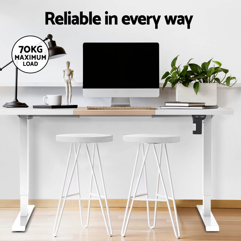 Desks: Artiss Standing Desk Motorised Sit Stand Desks 120CM