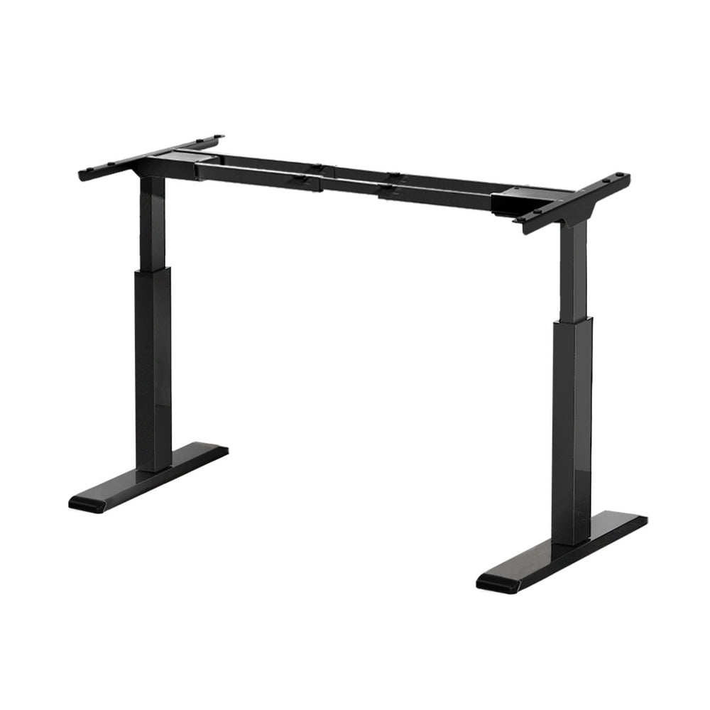 Desks: Artiss Standing Desk Frame Only Dual Motor Motorised Black