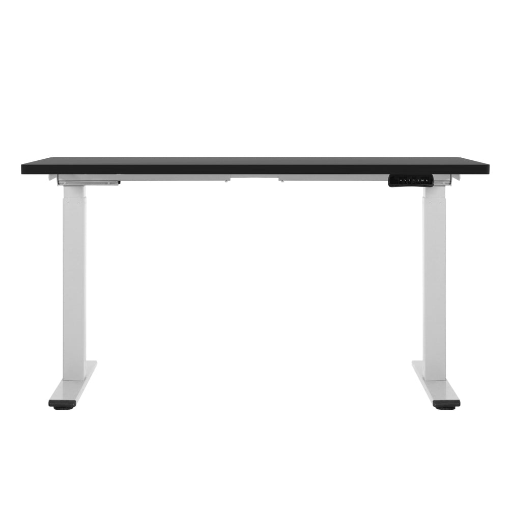 Desks: Artiss Standing Desk Motorised Dual Motor 120CM Black