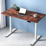 Artiss Standing Desk Motorised Dual Motor 120CM Rustic Brwon