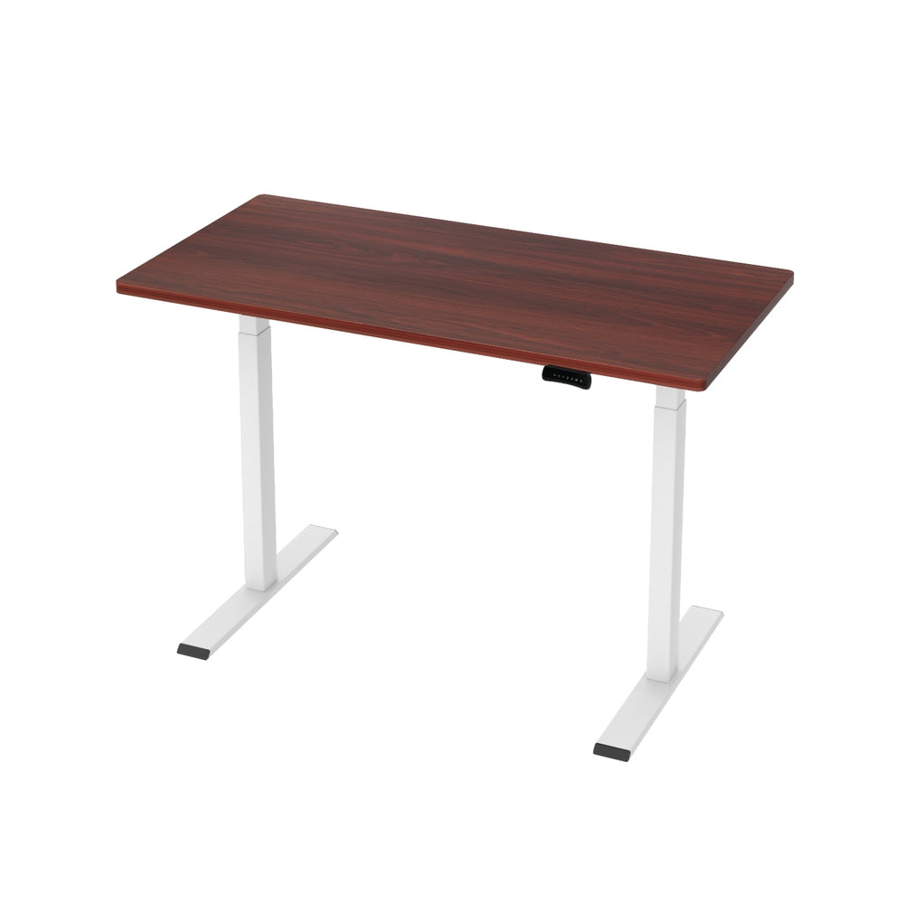 Desks: Artiss Standing Desk Motorised Dual Motor 120CM Walnut
