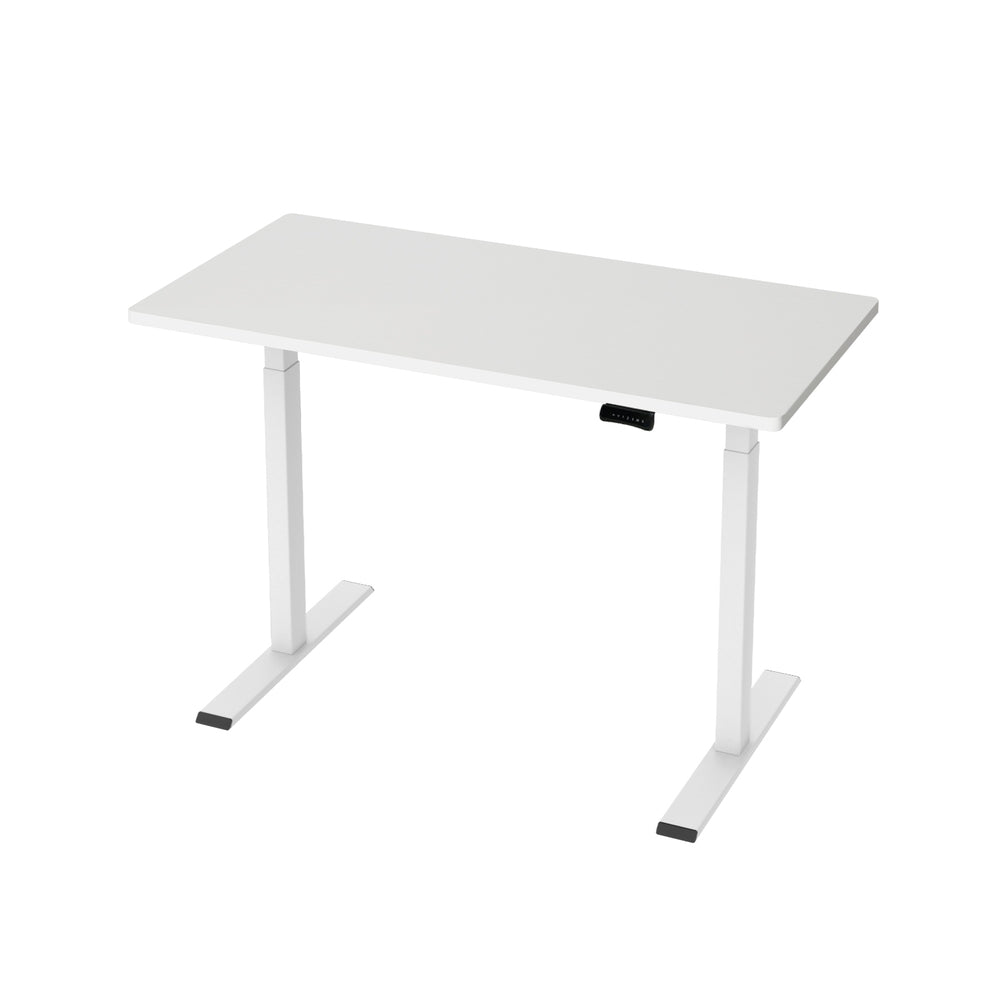 Desks: Artiss Standing Desk Motorised Dual Motor 120CM White